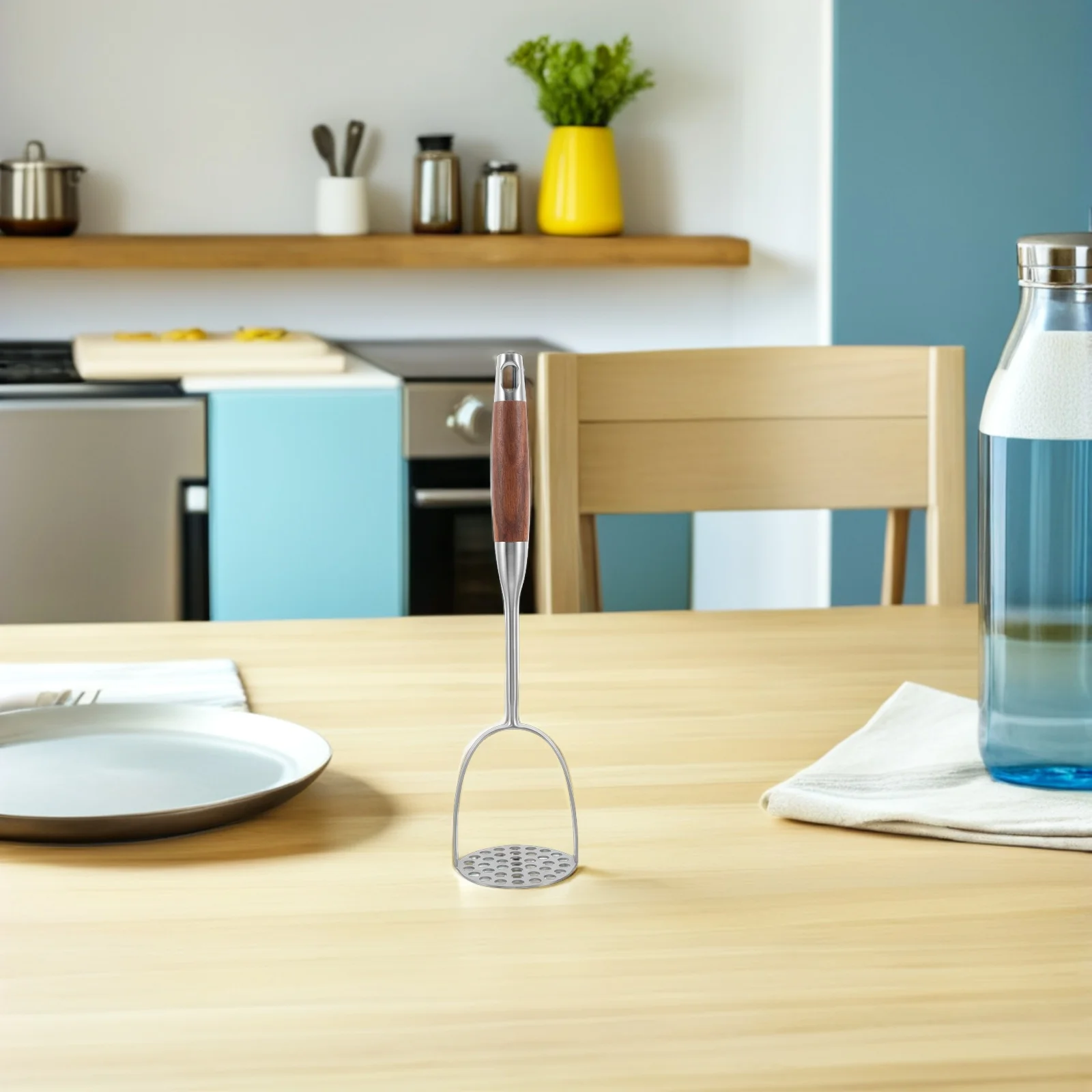 

Машинка для картофеля из нержавеющей стали, большой размер, сверхмощная, для картофельного пюре, сладкого картофеля, тыквы, ручной пресс для детского питания