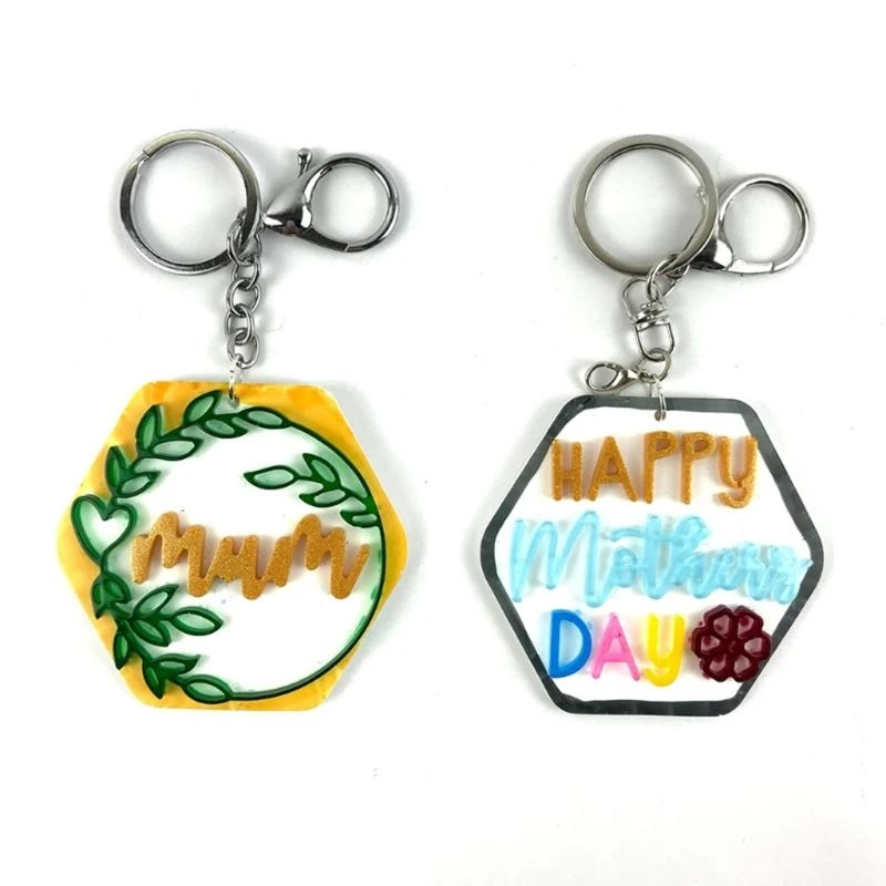 

Mother's Day Pendant Keychain Silicone Mold DIY Mold DIY Home Decoration