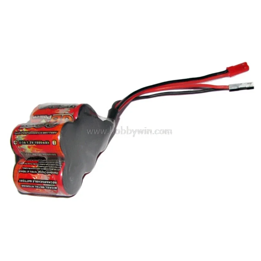 Pacote reto trapezoidal para veículo modelo RC, bateria NiMH RX, conjunto de energia do receptor para opção, 6V 1600mAh