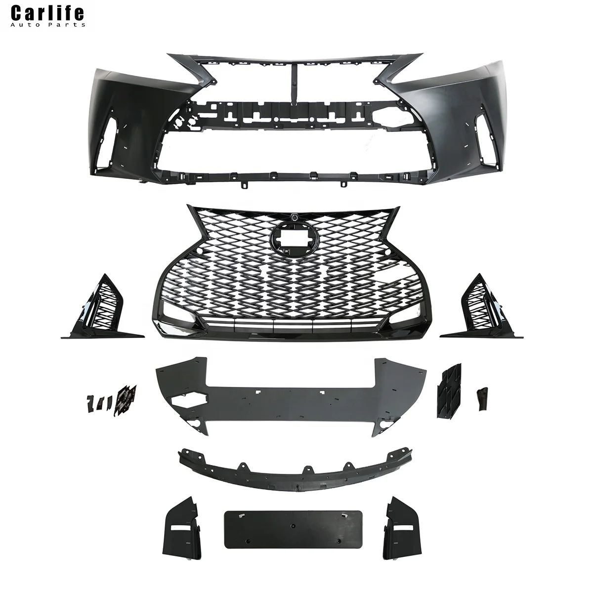 

Hot product bumpers for Lexus IS IS250 IS300 ISF 2006 2007 2008 2009 2010 2011 2012 year upgrade 2021 model with bumpers grilles