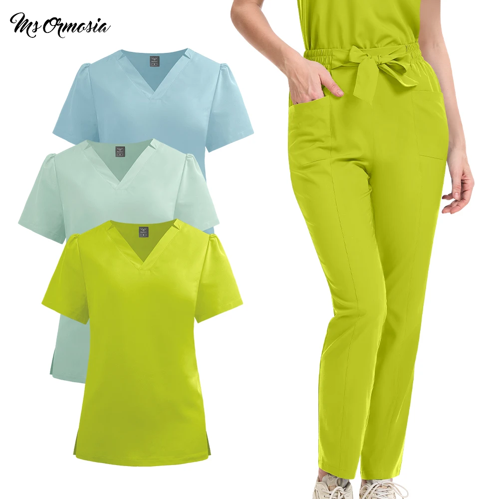 

New Surgery Workwear Dentist Work Clothes Woman Soft Medical Uniform Pet Store Work Wear Medical Doctor Nurse Surgical Uniforms