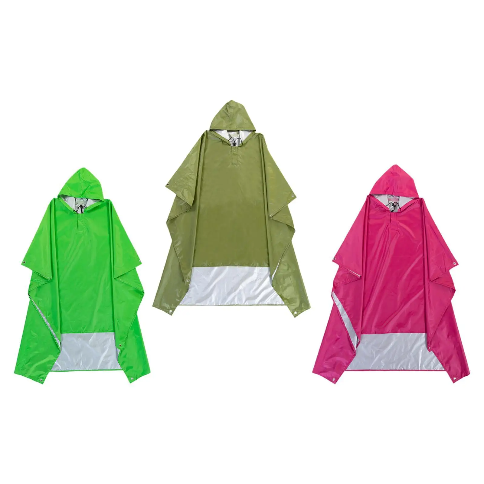 Poncho de pluie à capuche, pull-over, manteau de pluie pour activités de plein air, événement sportif