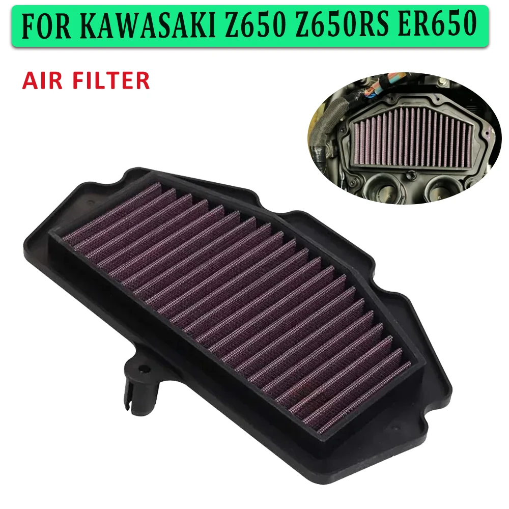 Motorrad-Luftfilterelement Luftreiniger Ansaugfilter für Kawasaki Z650 Z 650 RS Z 650RS Z650RS ER650 2017 - 2024 2022 2023