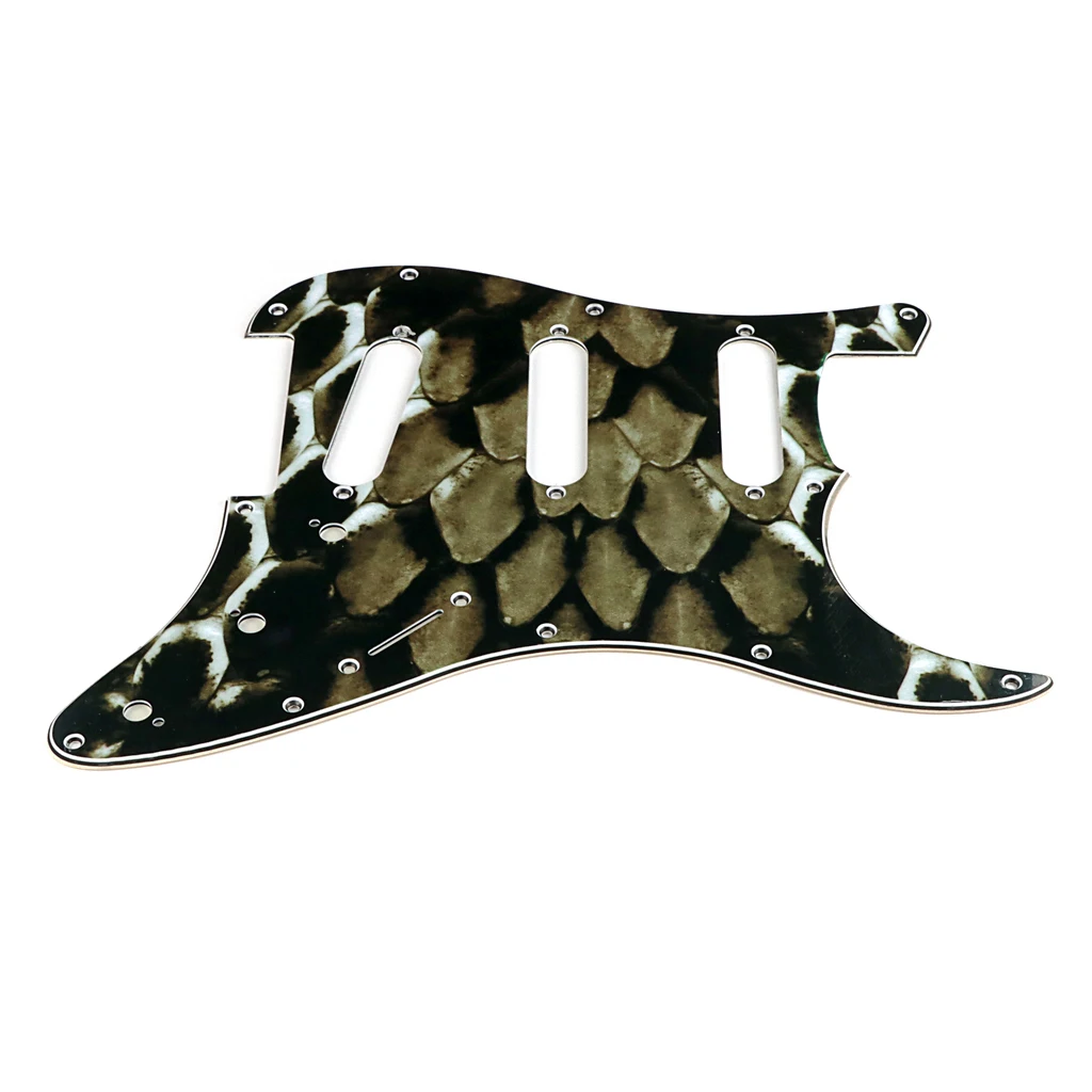 Golpeador SSS de guitarra de 11 agujeros para placa rascadora estilo Fender Stratocaster ST, pieza de repuesto de guitarra, 1 ud.