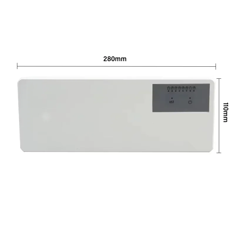 110V-240V 50/60Hz 10A Floor heating central controller receiver wired Connecting 8 sub-chamber Hub Controller