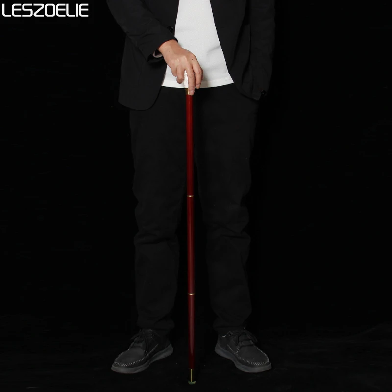 93cm Skull-Head Walking Stick 3-Piece Red German Beech Wooden Canes for Men And Women Fashionable Party Decorative Walking Stick
