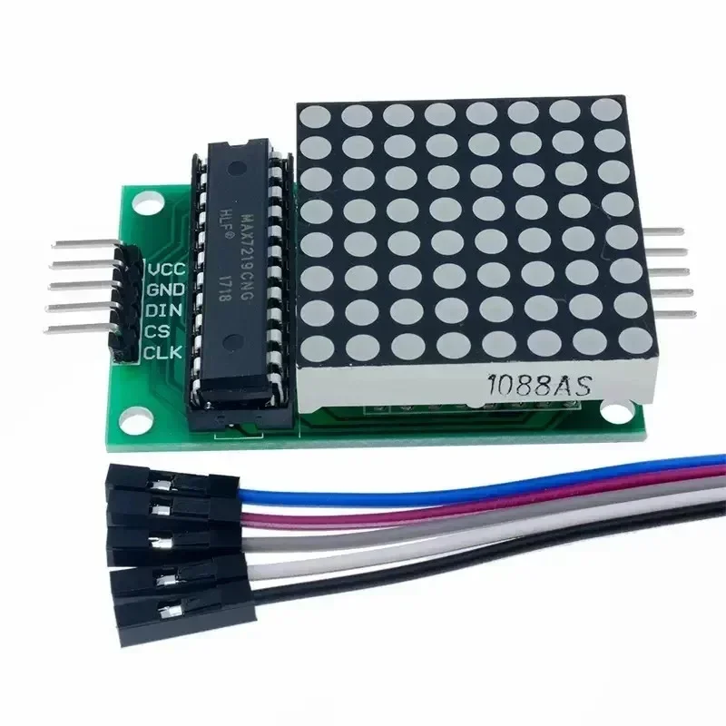 10 Uds MAX7219 8*8 módulo de matriz de puntos módulo de pantalla microcontrolador MCU módulo de Control de pantalla LED para Arduino 5V