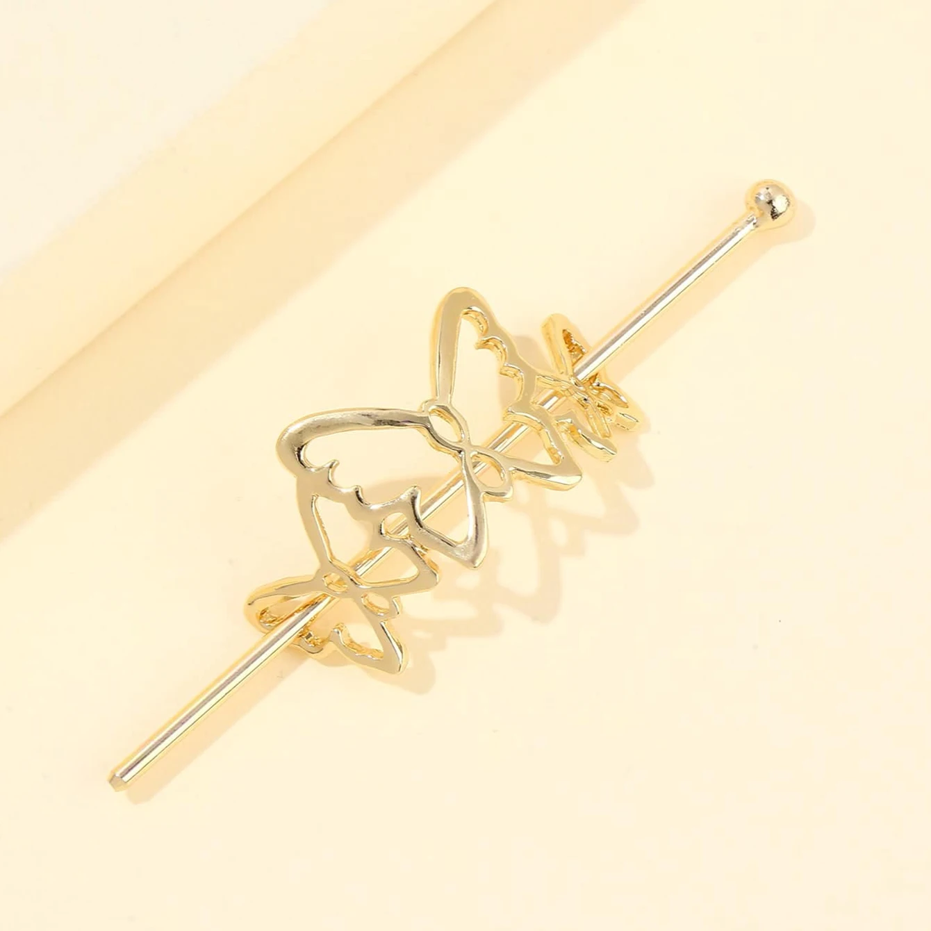 1 Piece Of Exquisite Metal Hairpin With Round Head And Coiled Hair Accessory, Suitable For Daily Use