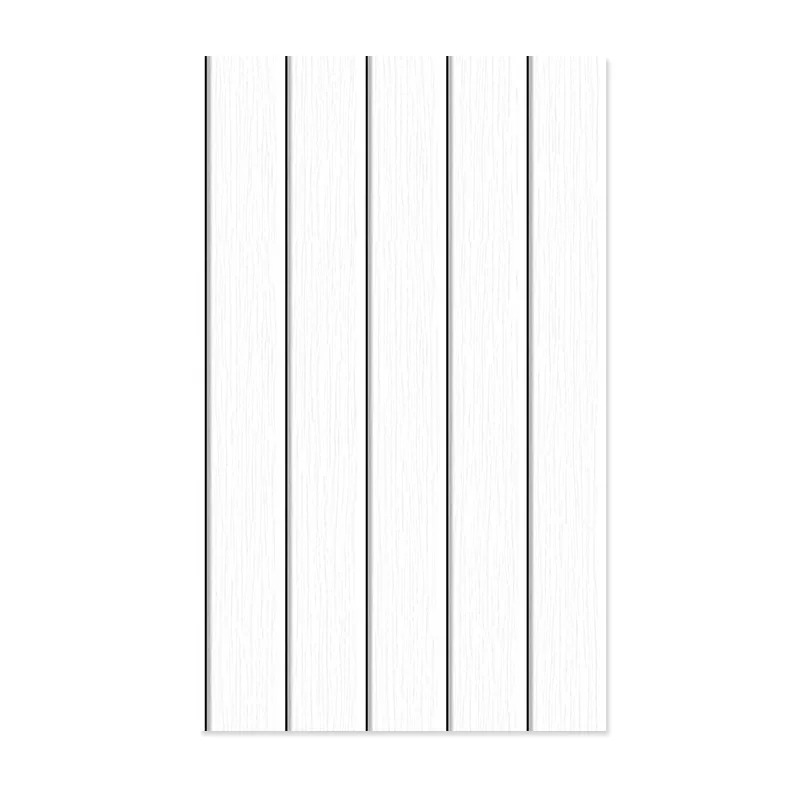 Nordic Style Wallpaper White Wood Grain Faux Plank Black and White Vertical Stripes Living Room Bedroom TV Background Wall Mural