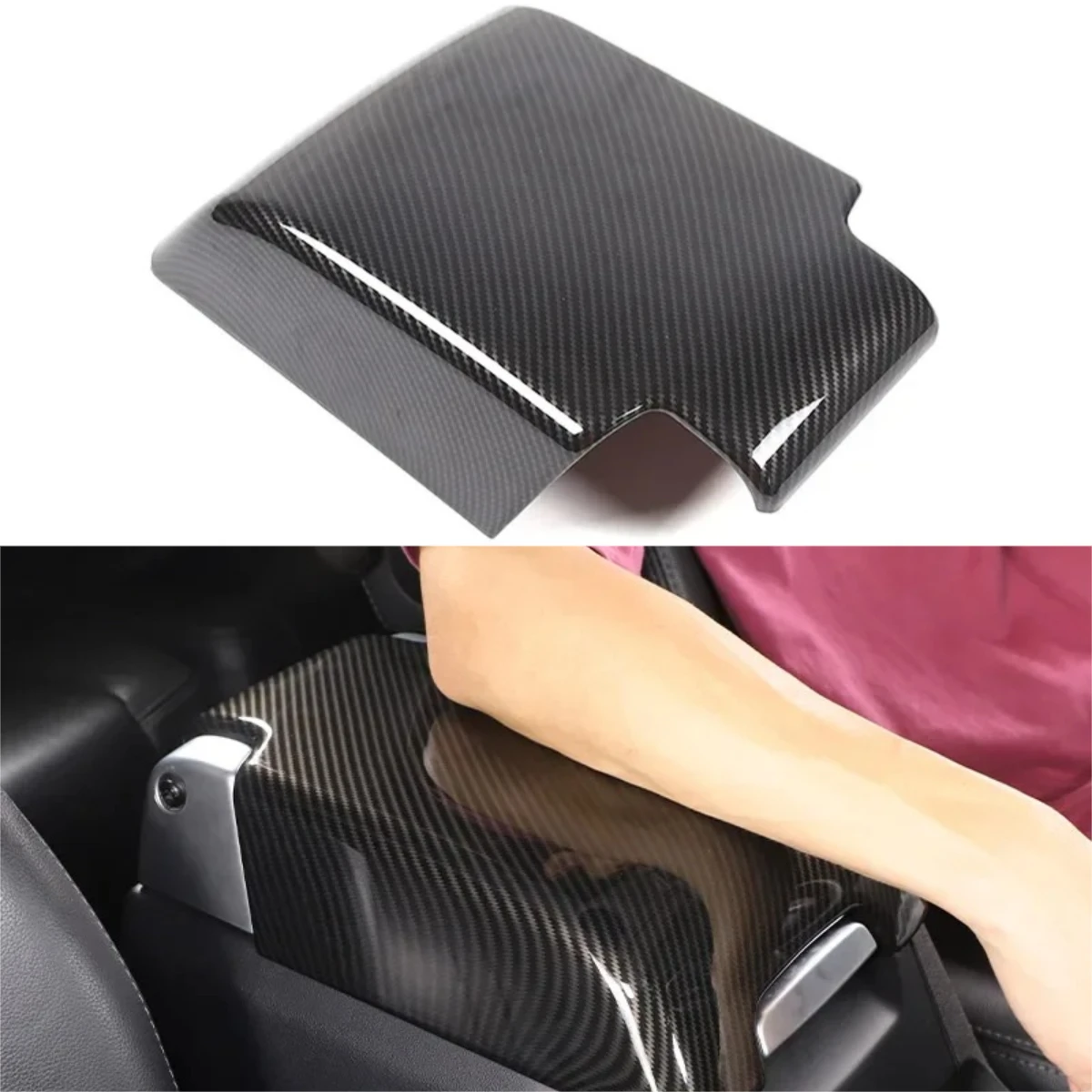 

for Land Rover Discovery 3/4 LR3 LR4 2004-2016 Box Decorative Cover Trim Car Accessories ABS Car Inner Armrest Box Storage