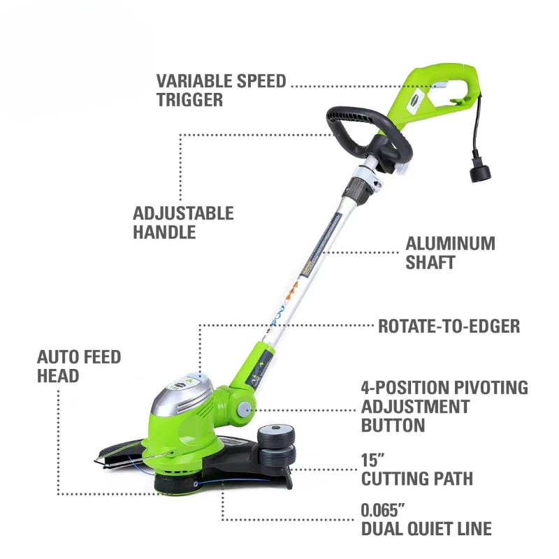 for 5.5 Amp 15 in Corded Electric String Trimmer