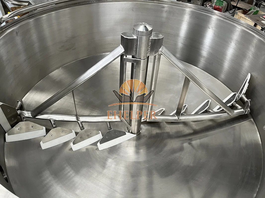 Durable Thickened Stainless Steel Gas Mixing Pot Automatic Tilting Oil Set Pot Marmite Machine Marmite Mixing Pot