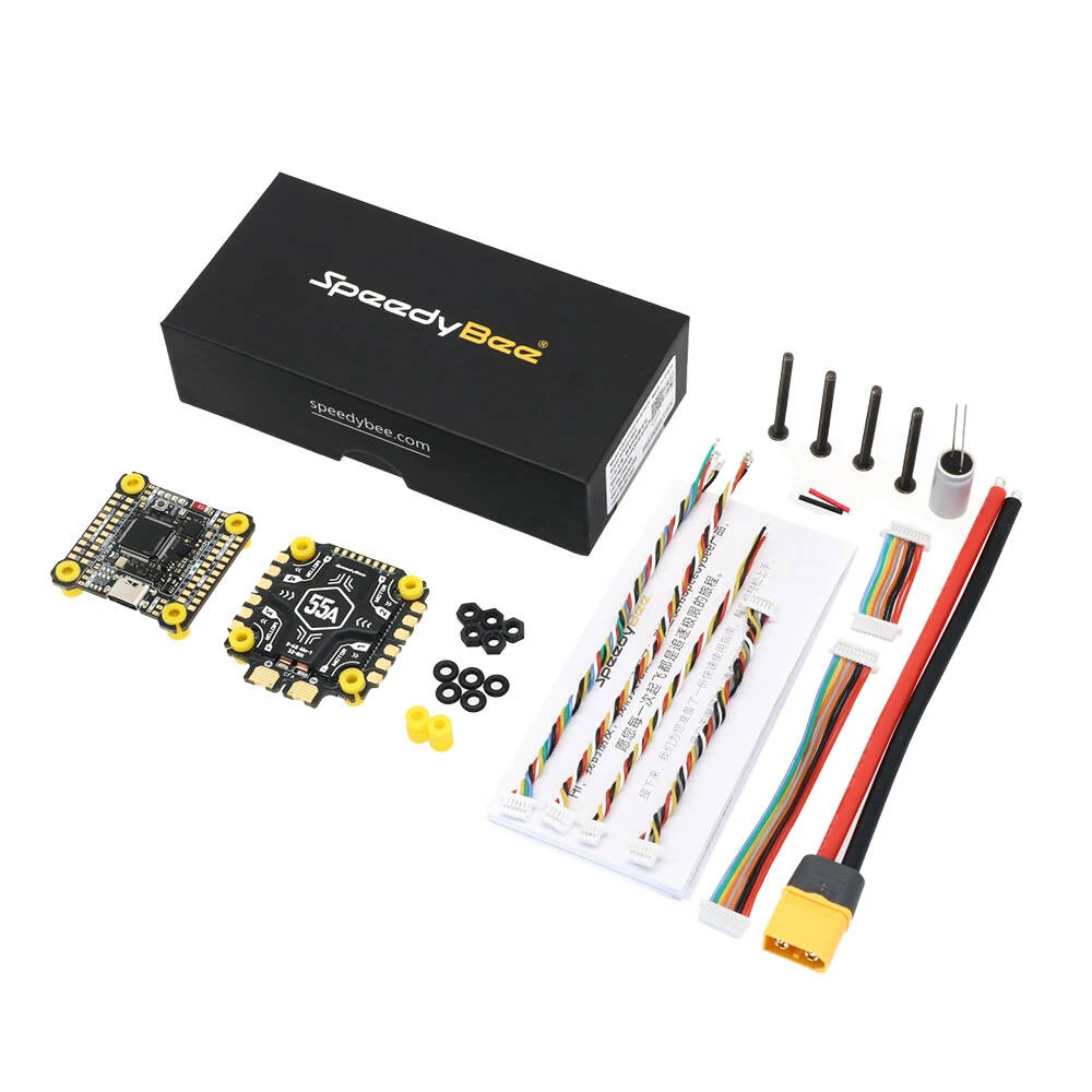 

Speedybee F405 V5 32-битный 55A 30,5*30,5 мм Модель самолета (контроллер полета F4 V5 + OX32 55A 4в1 ESC) для RC FPV Drone