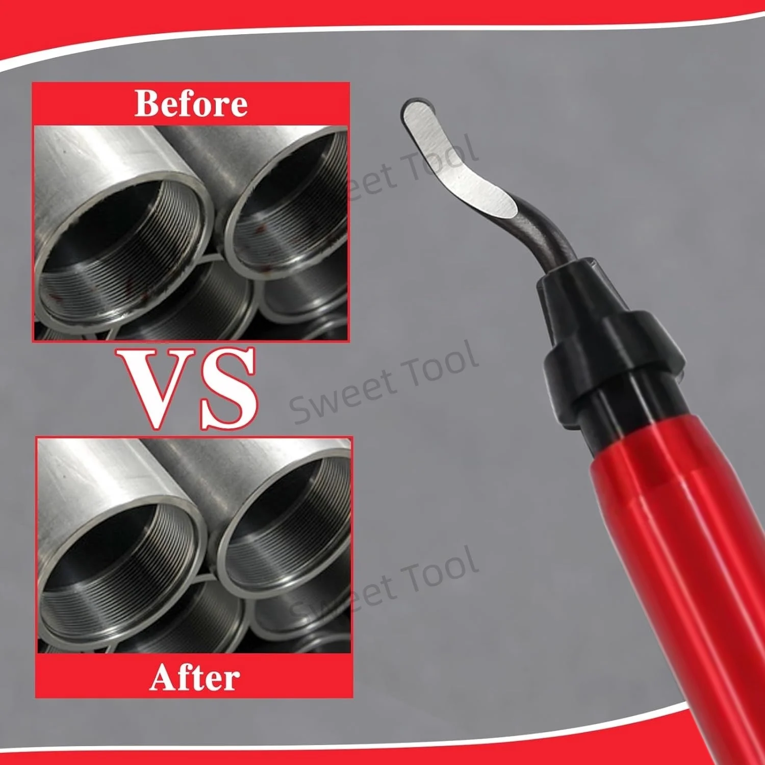 Deburring Tool Set RB1200 Series with 1/10/11 Swivel Blades Burr Removal Reamer Tool for Metal Resin PVC Plastic Copper 3D Print