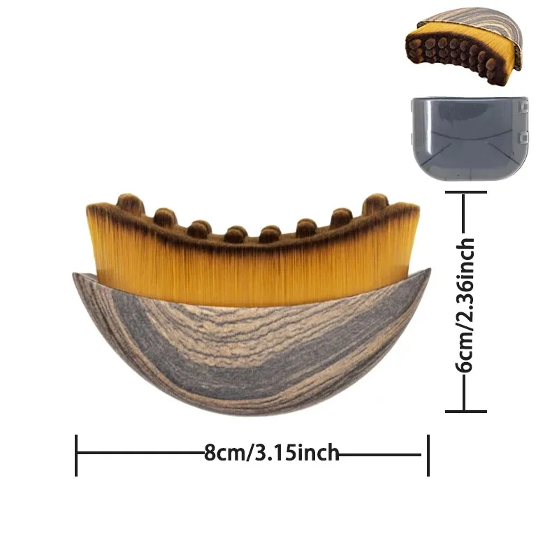 فرشاة خشبية للجسم الجاف مع صندوق تخزين - أداة تدليك الدورة اللمفاوية والسيلوليت | مجموعة العناية بالبشرة لتقشير السبا المنزلية من أجل #6