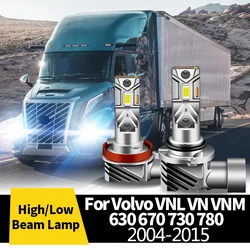 CANbus LED Headlight High Low Beam Lamp Fog Light BulbS Halogen Replacement Light For Volvo VNL VN VNM 630 670 730 780 2004-2015