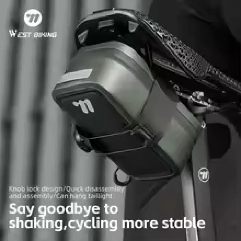 

WEST BIKING Bicycle Saddle Bag Portable Bike Storage Tool Bag 0.5L Mini MTB Road Bike kit Repair Rear Bag Cycling Accessories