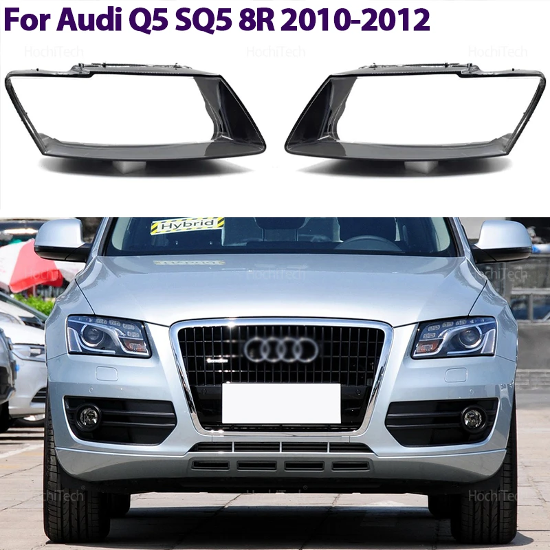 

Car Headlight Cover Lampshade HeadLamp Clear Lens Cover Bright Shell Cover for Audi Q5 SQ5 8R 2010 2011 2012 Accessories