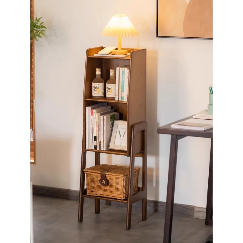 Floor Standing Bookshelf, Household Living Room, Japanese Style, Multi-story Storage Cabinet, Storage Cabinet