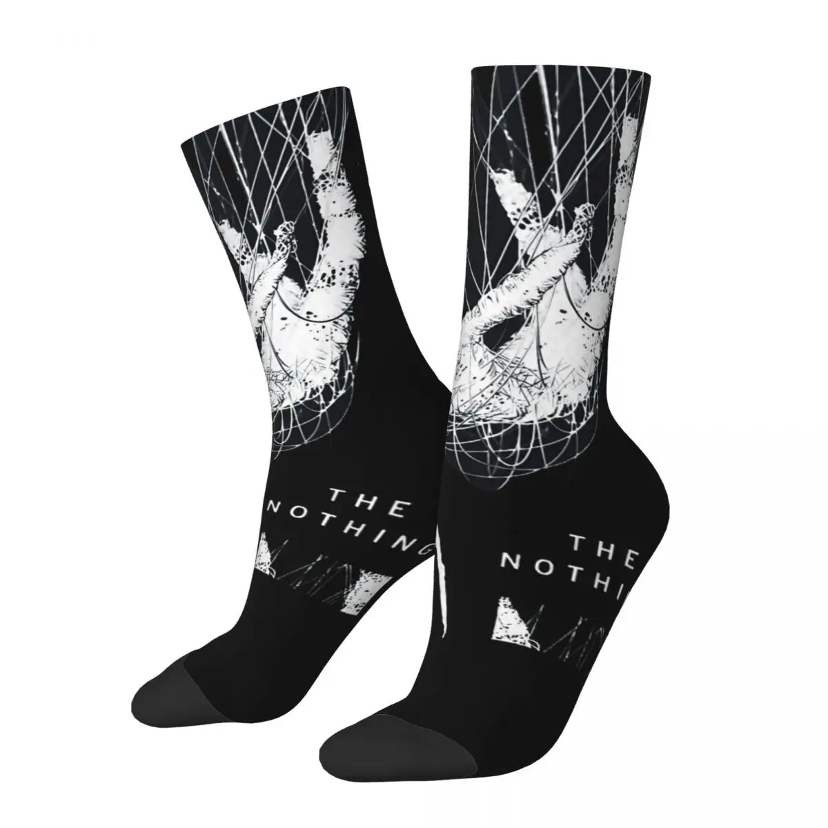 Fashion Male Men Socks Harajuku Korn Band Rock Sock Polyester Sport Women's Socks Spring Summer Autumn Winter