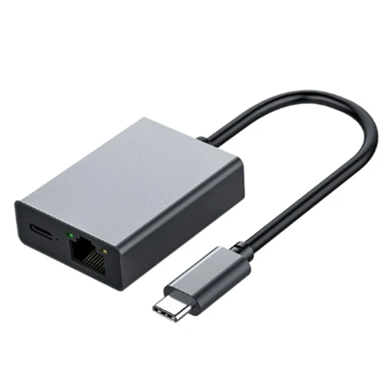 

Для Google TV 4K USB док-адаптер USB C Ethernet USB C адаптер Ethernet Plug And Play поддержка PD зарядки, простая установка