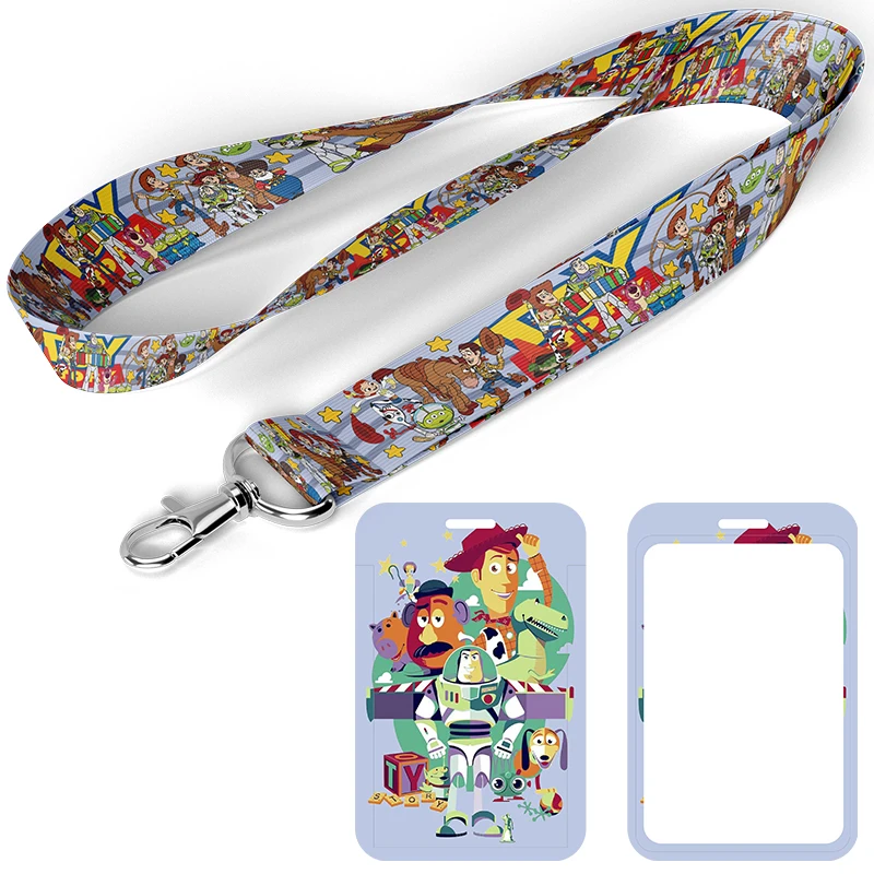 B1652 Funny cartoon Lanyard Card Holder Neck Strap for ID Card Cell Phone Straps Badge Holder DIY Hanging Rope Phone Accessories