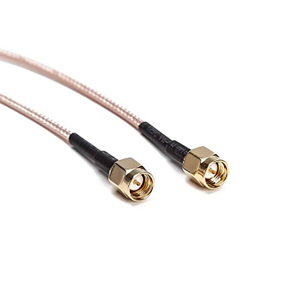 5 Stück/Set SMA-Stecker auf SMA-Stecker Adapter RF-Verbinder Pigtail Verlängerungskabel RG316 Jumper Pigtail – Detail 3