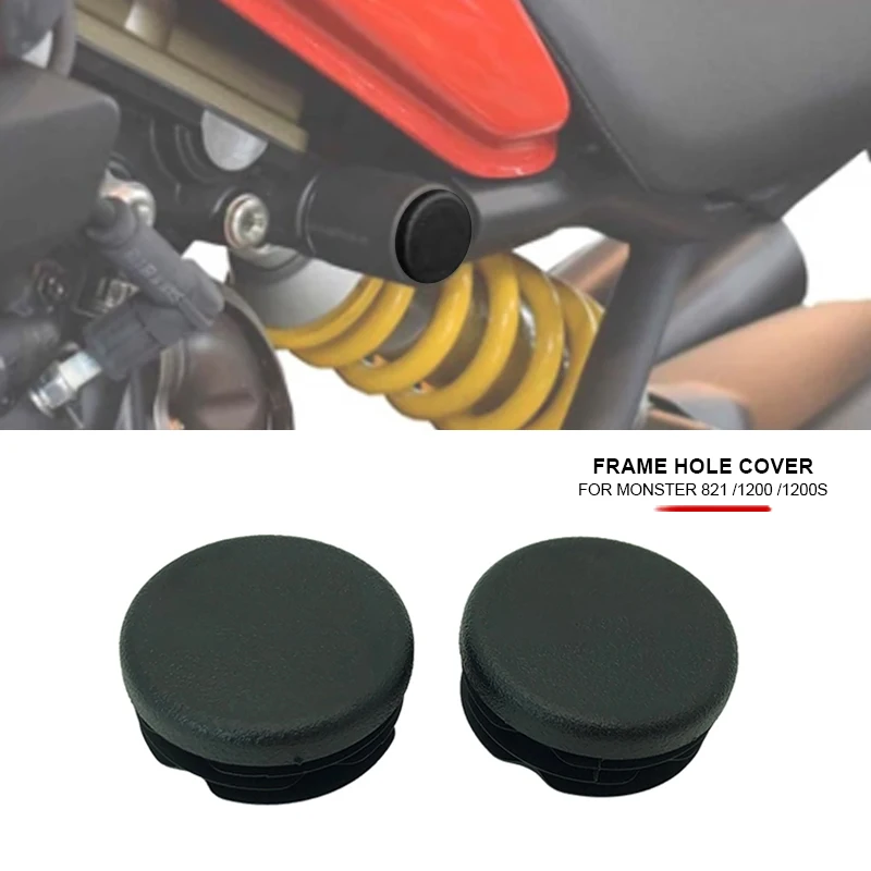 For Ducati Monster 821 Monster 1200 S 2014 2015 2016 Motorcycle Accessories Frame Hole Cover Caps Plug Decorative Frame Cap Set