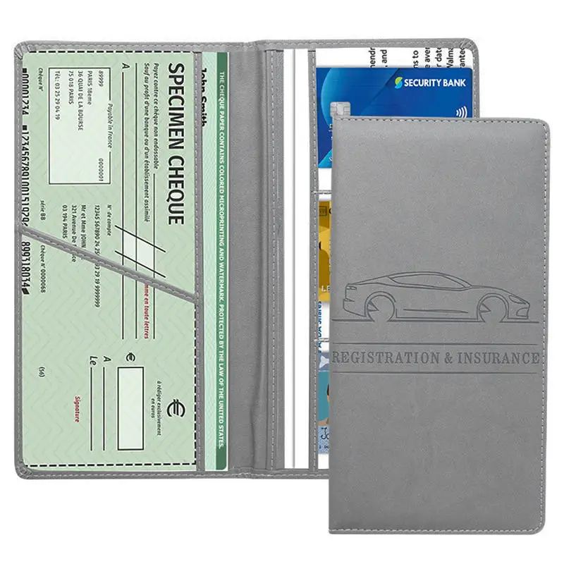 

‌Car Organizer Large Capacity License Holder for Driver Registration Insurance Cards Vehicle Glove Box Storage Truck Accessories