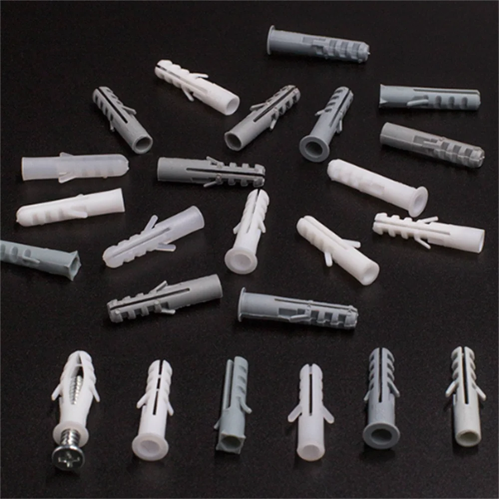 PE Plastic Wall Plug Expansion Anchor for Brick And Concrete Wall Fixing - Home Improvement Accessory