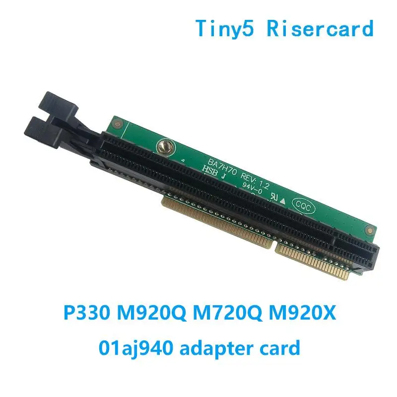 PCI E Graphics Card Riser Board Tiny 4/5/6 PCIE16 Adapter Fit for 920x M720Q P330 Gaming PC Upgrade