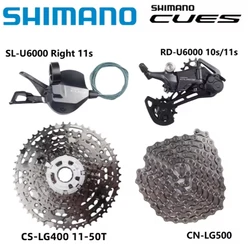 Shimano U6000 U6020 Mini Groupset 10s 11s SL RD-U6000 CUES Series CS LG400/LG300 Cassette LG500 Chain 10/11Speed MTB Bike Part