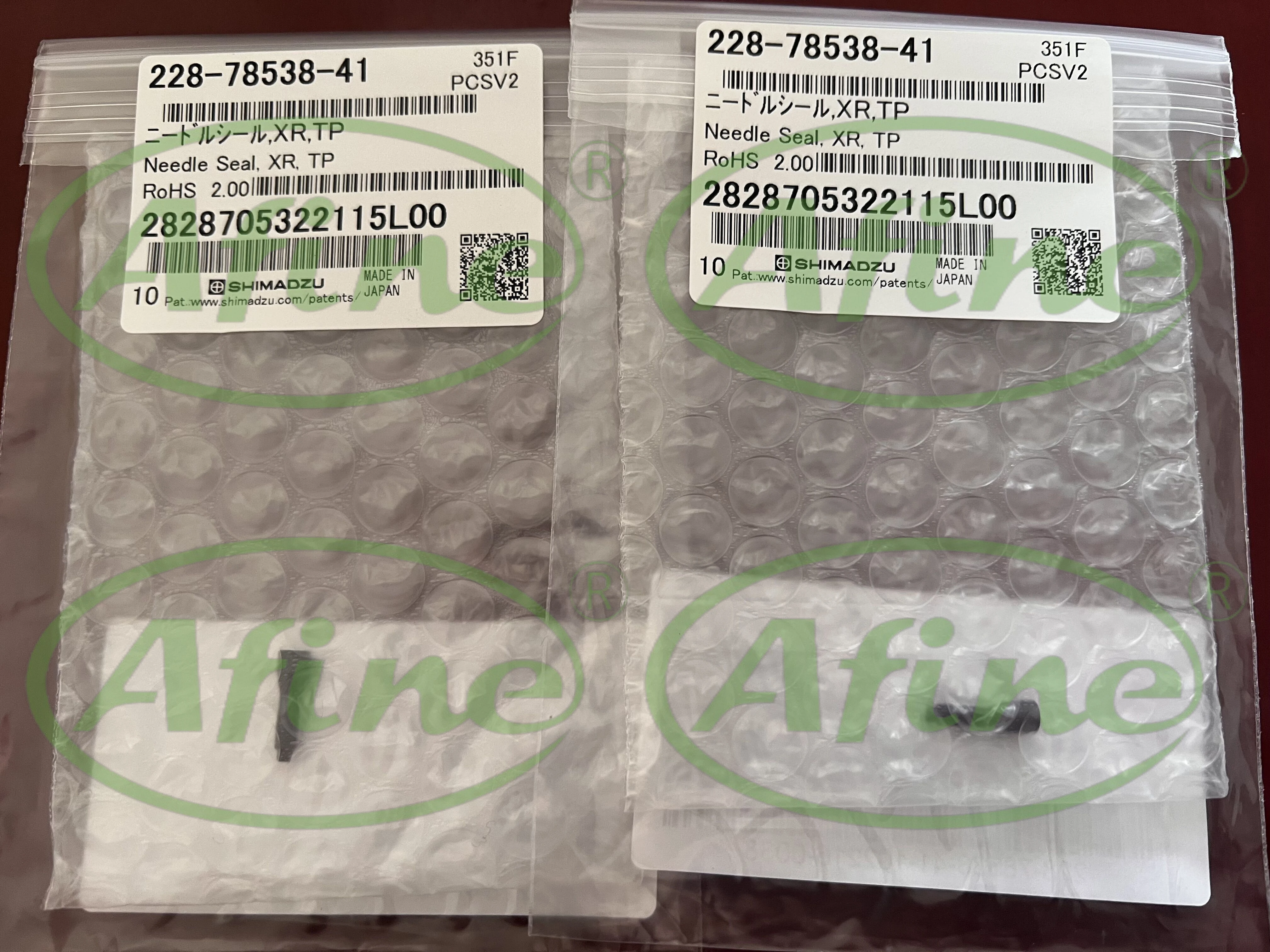 AFINE Shimadzu 228-78538-41 Naaldzegel, XR, TP voor SIL-20ACXR