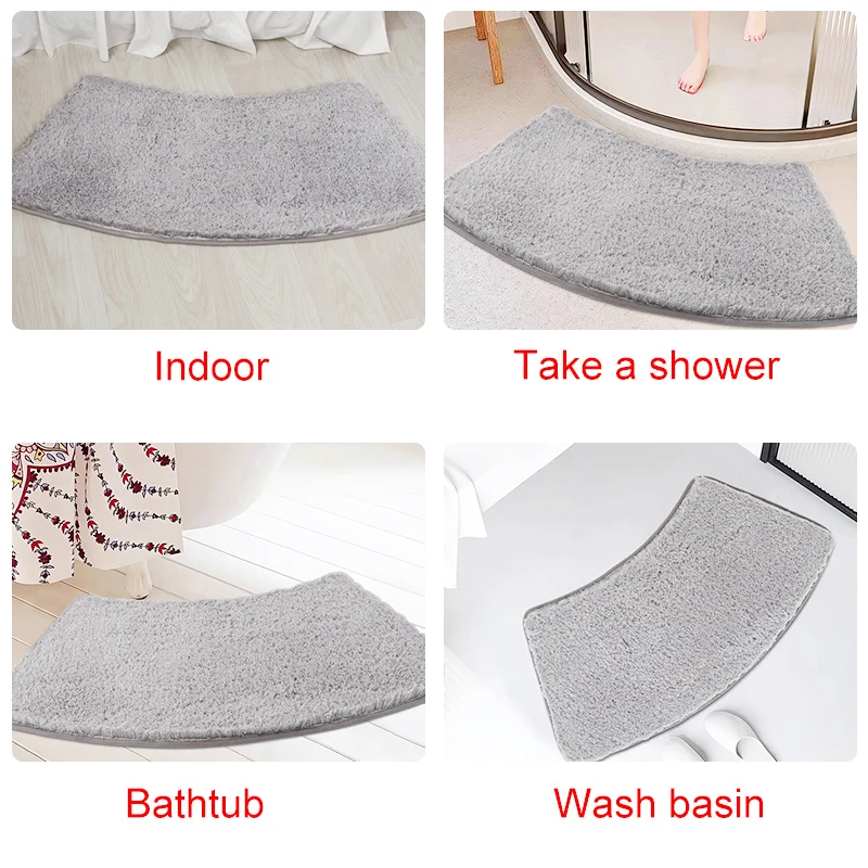 Bathroom Rugs Mat,Extra Soft Comfortable Bath Rugs,Non-Slip,Water Absorbent and Thick Bathroom Floor Mats,Shaggy Rugs