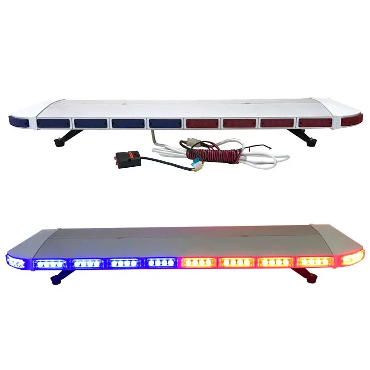 2026 12volt 24 volt red blue amber white green light bar 88led emergency warning light