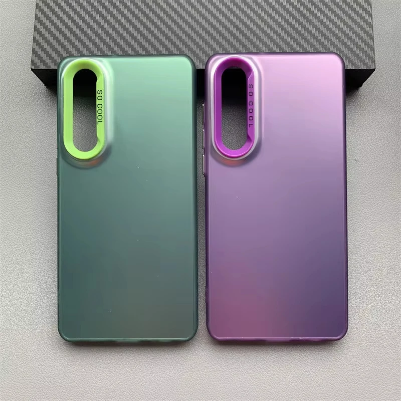 Para Huawei P30 funda Huawei P30 funda de teléfono ELE-L29 ELE-L09 ELE-L04 fundas huawei p30 funda mate de piel de Aurora metálica de lujo