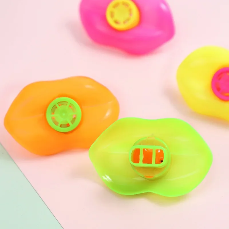 Sifflet musical en plastique pour enfants, sifflet à bouche, sifflet silencieux, jouet amusant, cadeau d'anniversaire, 1 pièce