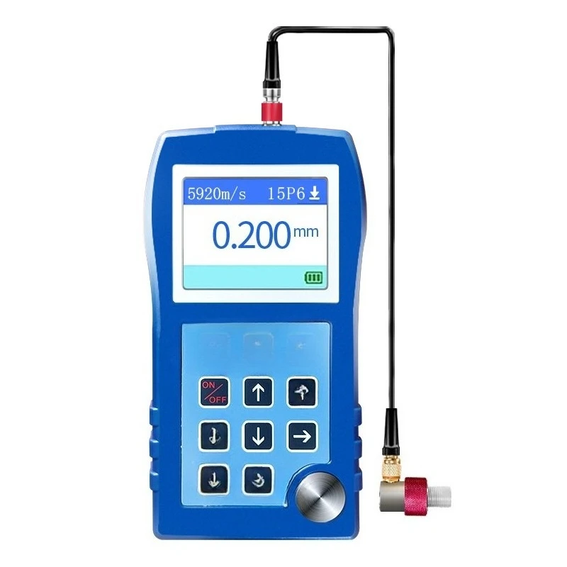 

Ultrasonic Thickness Gauge High Precision DR86S Penetrating Coating Plastic Glass Steel Sheet Tube Wall Thickness Measurement