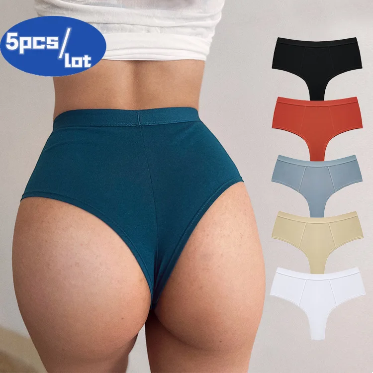 

Women's Panties Thong Low Waist Sexy High Waist G-string Lingerie Brief Seamless Panty Women Push up Comfortable Underwear 0548
