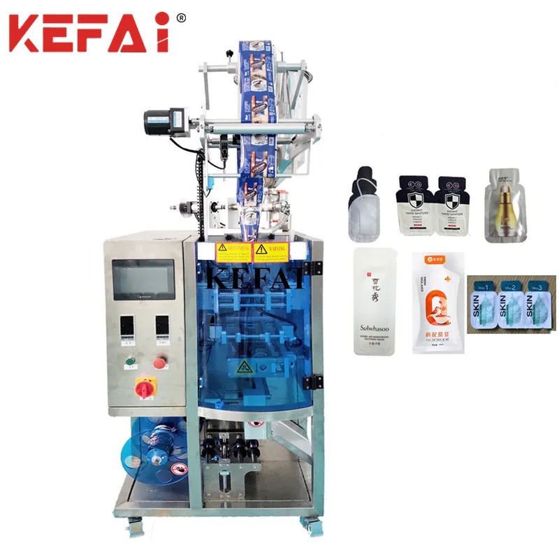 KEFAI Factory irregular shaped packets pouch automatic fruit juice drinks/liquid/Honey stick packing machine price