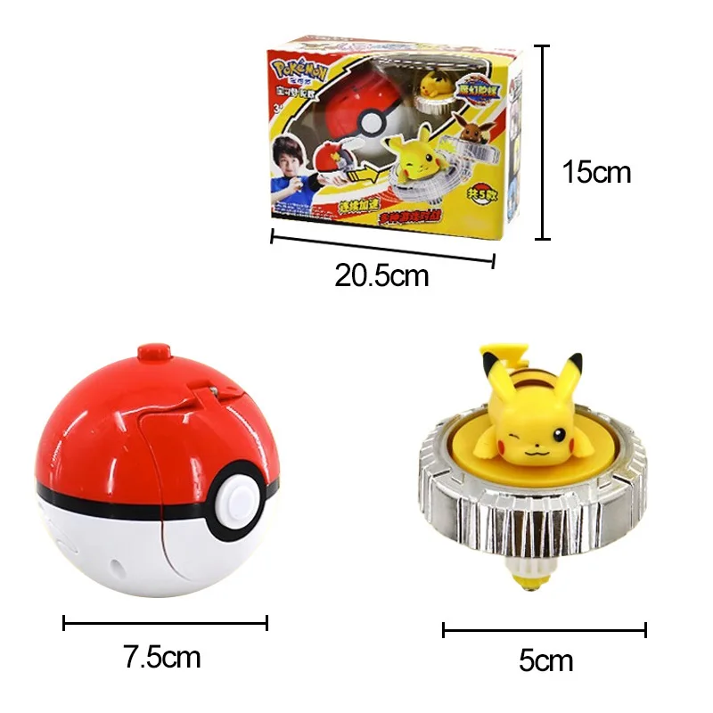 Original Pokemon Pikachu Kreisel Arena Cartoon Anime Figur Pull Monster Elf Ball Battle Game Boy Kinder Kind Geburtstagsgeschenk – Detail 11