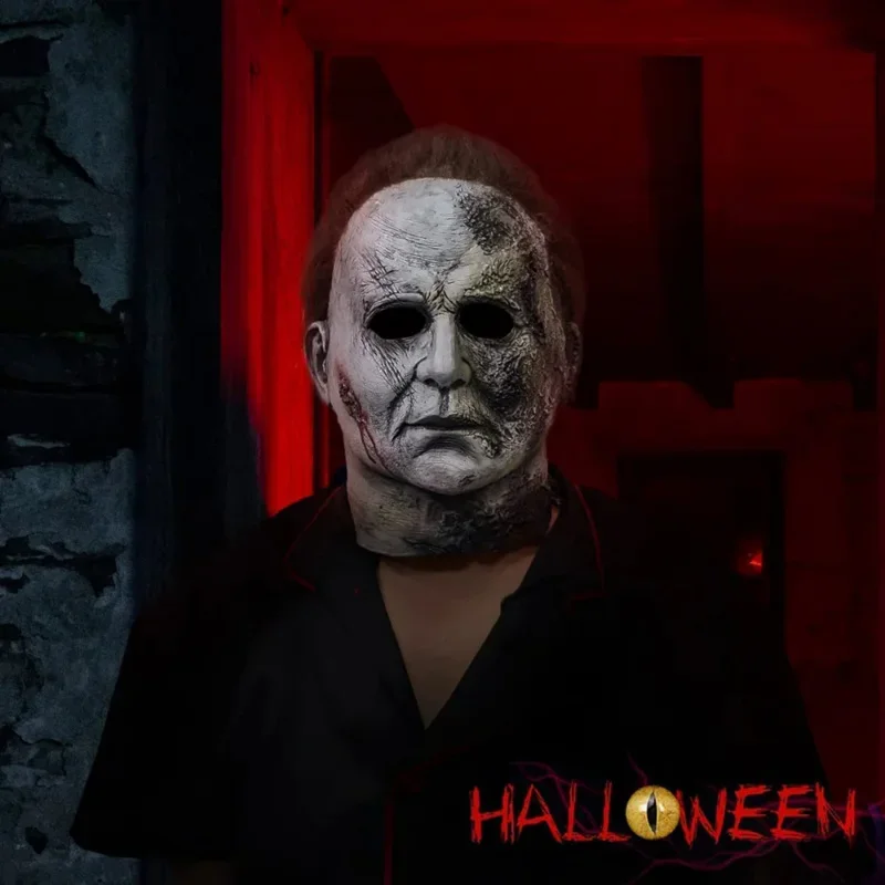 Film Michael Myers Kostüm Halloween Cosplay Horror Killer Voll gesicht Latex Mascara Terror Erwachsenen Rave Maskerade Maske für Männer