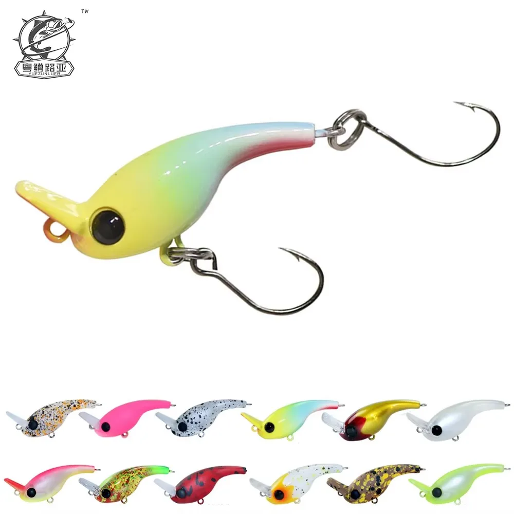 1Pcs 35mm 2,3g/50mm 7,5g Micro Minnow Angeln Locken Mini Crankbait Langsam sinkende Wobbler Für Forelle Bass Angeln Lockt