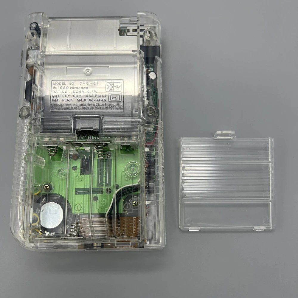 ZUIDID Gameboy용 고품질 쉘 키트. DMG 2.6인치 IPS 2.45인치 오리지널 LCD에 적합