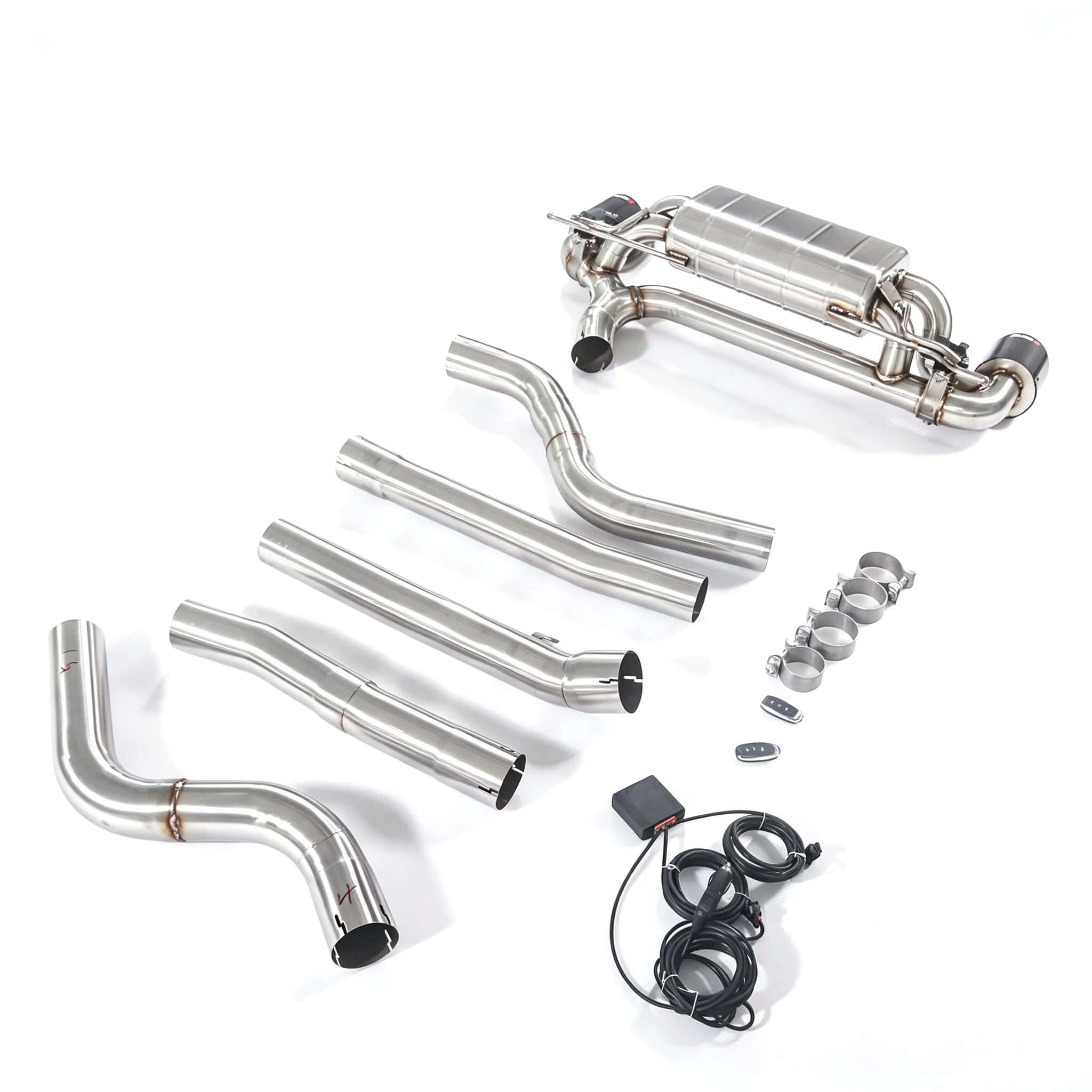 Exhaust Pipe Compatible with 2019 BMW M125I F20 2.0T with 304 SUS High-performance Exhaust System,customizable Exhaust tip