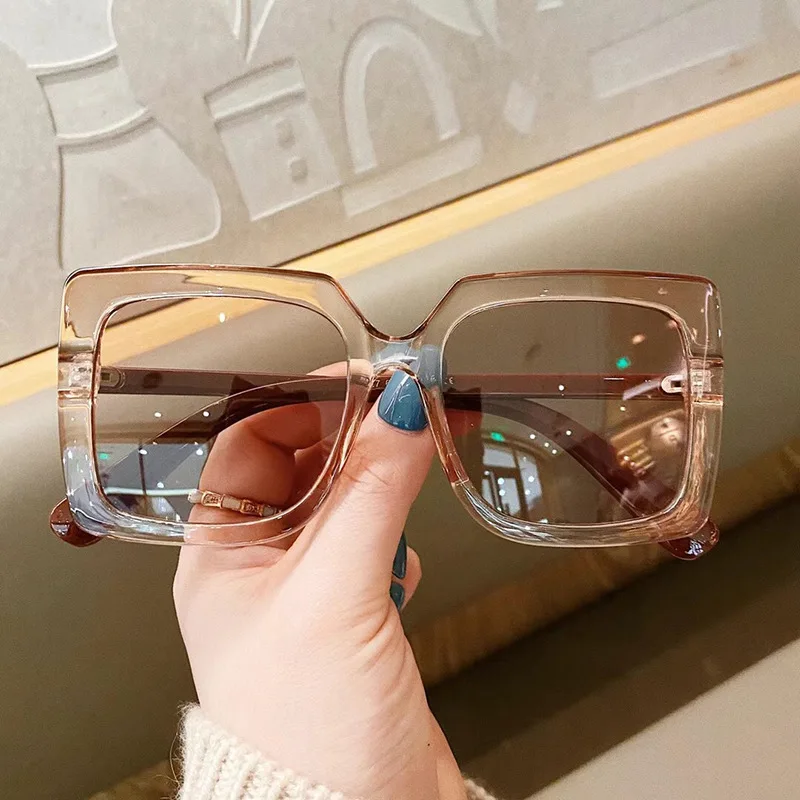 Koreański styl okulary przeciwsłoneczne dla kobiet nowy modny kwadratowe okulary przeciwsłoneczne kobiety UV400 ochrona damskie okulary przeciwsłoneczne