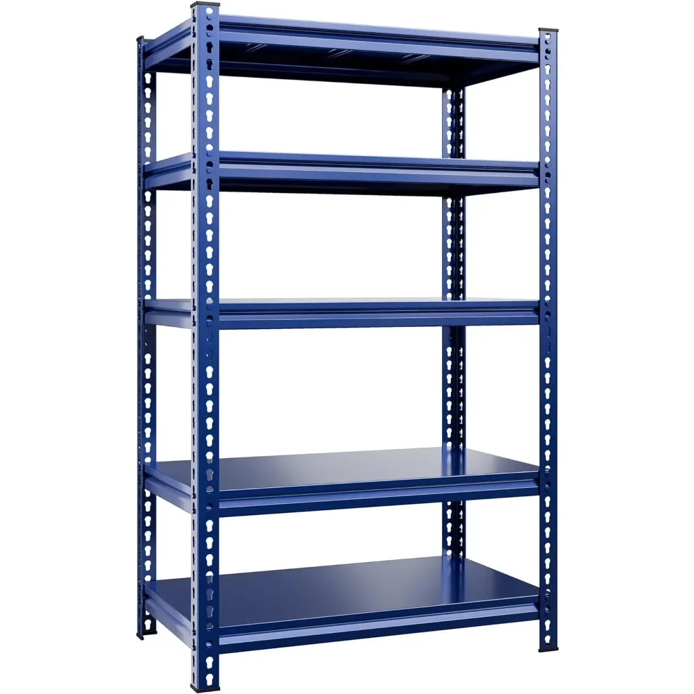 Storage Shelves for Garage,5-Tier Adjustable Metal Shelving Heavy Duty Shelving Units and Storage Rack for Garage,Basemen