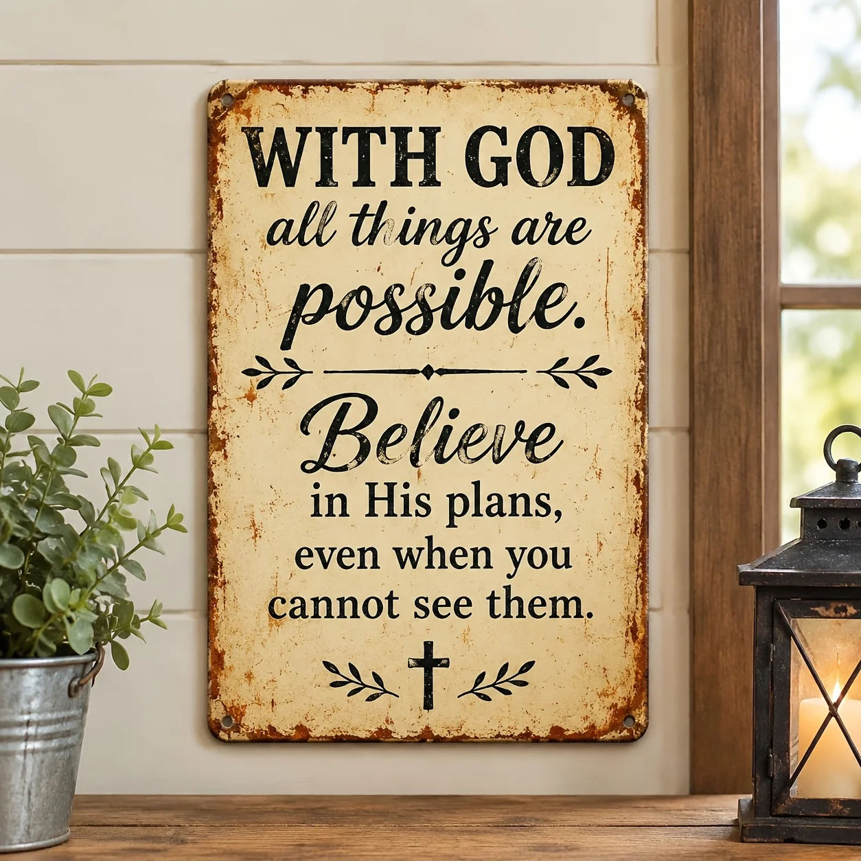 [2D Flat] [3D] 8X 12Inch Wall Art Sign- 