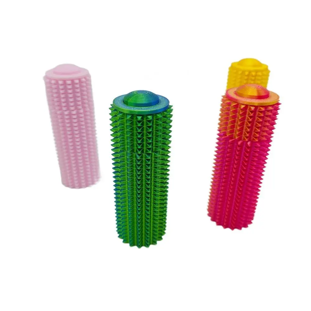 ノベルティギフト 3D プリントスパイキーグリッピー PLA 素材ポケットサイズのスパイキー感覚おもちゃプレス回転ミニグリッピー子供大人