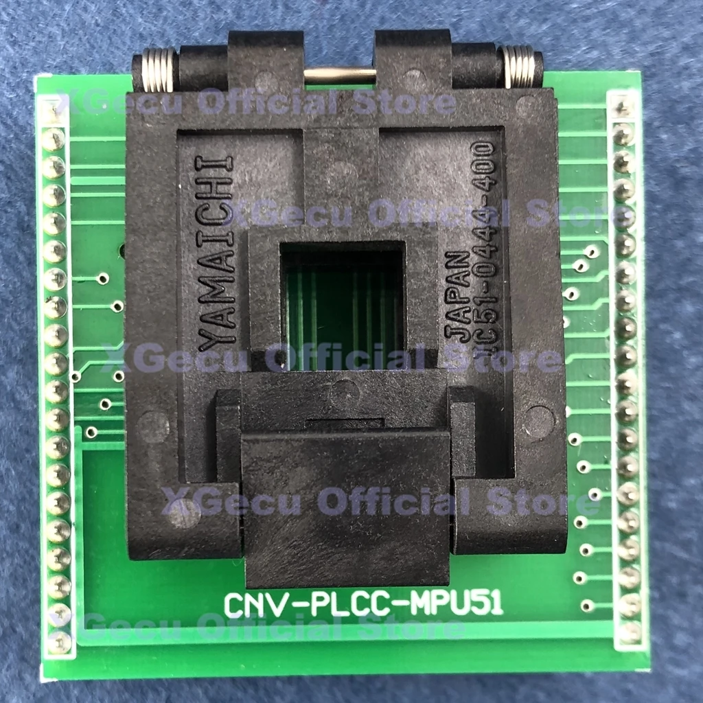 CNV-PLCC-MPU51 PLCC44 إلى DIP40 داعم محول MCU 51 ل TL866A TL866CS TL866II زائد أو غيرها من المبرمجين ZIF 40 دبوس